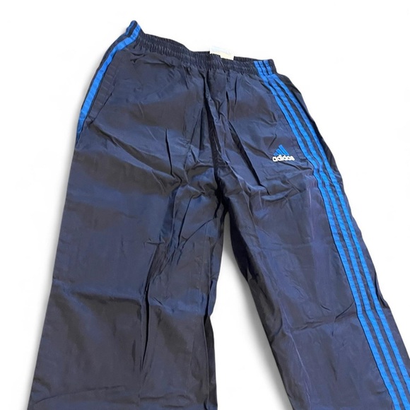 Adidas Blue Striped Windbreaker Jogger Pants Youth Size XL - Picture 2 of 8